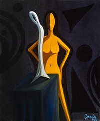 Title: Muse 18, Year: 2010, Oil on Canvas, 60.5x72.5cm(20F)
